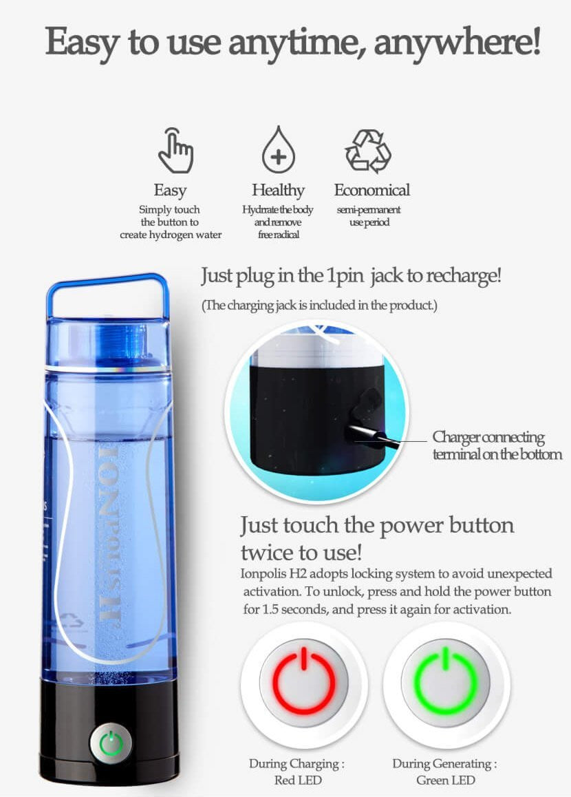 H2 HYDROGEN BOTTLE IONPOLIS H2 - LIFETECH PERU