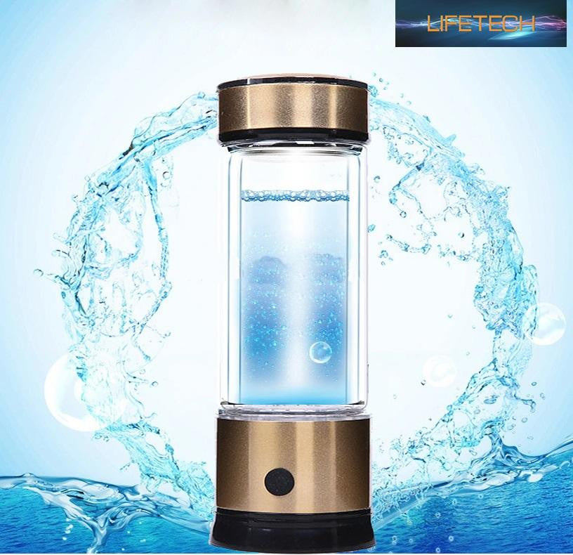 BOTELLA GASIFICADORA DE AGUA CON HIDROGENO, BOTELLA DE ELECTROLISIS - LIFETECH PERU