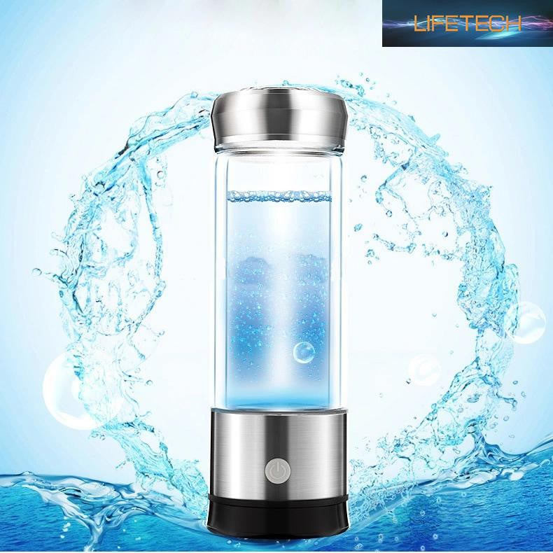 BOTELLA GASIFICADORA DE AGUA CON HIDROGENO, BOTELLA DE ELECTROLISIS - LIFETECH PERU