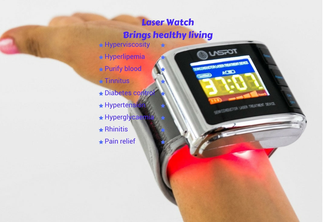 LASER WATCH - THERAPY WATCH (10 LASER BEAMS) - LIFETECH PERU