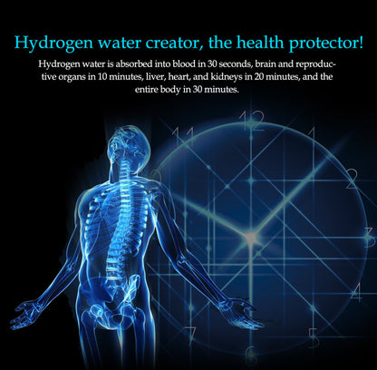 HYDROGEN WATER BOTTLE WITH BREATHING FUNCTION 3.2 ppm in 450 mL - LIFETECH PERU